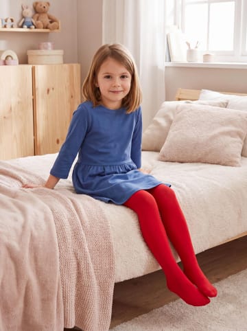 TupTam Mädchen Feinstrumpfhose Microfaser 40 DEN 2er Pack in rot