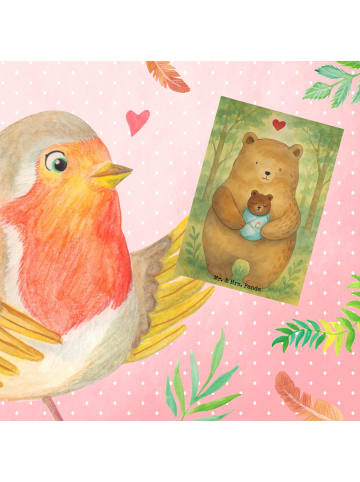 Mr. & Mrs. Panda valentinstagskarte Bär Baby Design ohne Spruch in Weiß