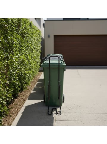 relaxdays Müllpresse in Schwarz