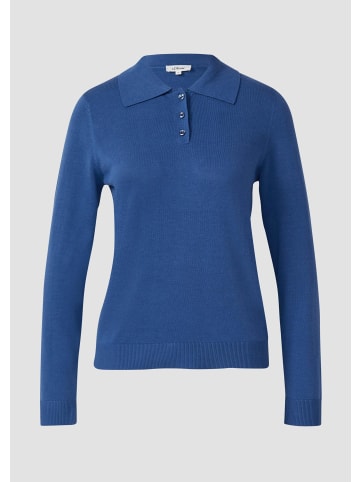 s.Oliver Strickpullover in 5527_royalblau