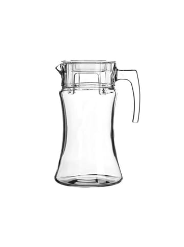 Pasabahce Pasabahce Azur Karaffe aus Glas mit Griff 1,4 Liter in Schwarz