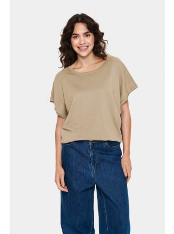 SAINT TROPEZ Strickpullover MilaSZ Casual fit in Plaza Taupe Melange