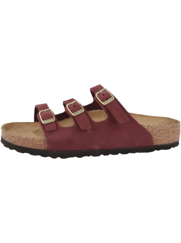 Birkenstock Sandale Florida Fresh Nubukleder normal in bordeaux