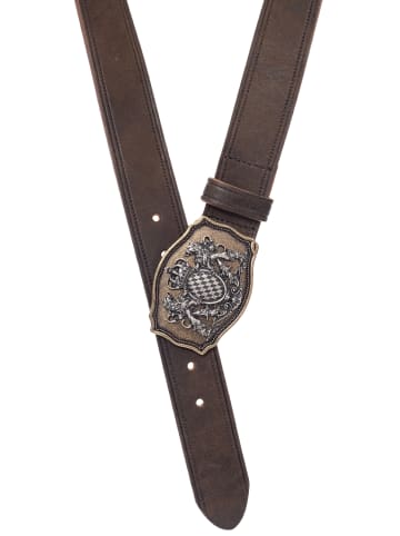 Töpfer Gürtel K438 in dunkelbraun