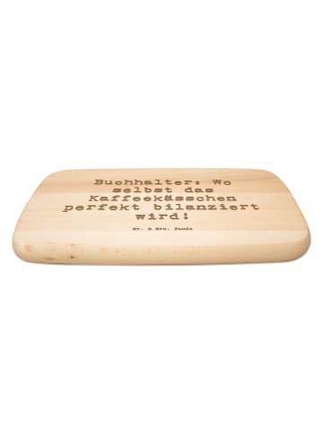 Mr. & Mrs. Panda Holzbrett Spruch Buchhalter BalanZeichen mit Spruch in Transparent