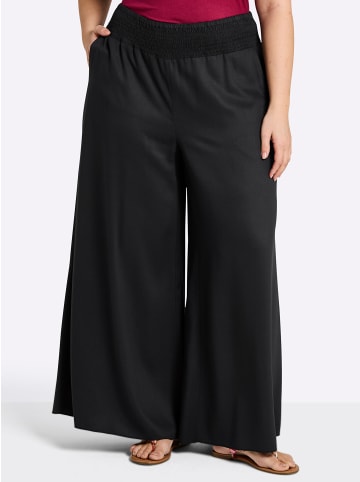 sheego Web-Hose in schwarz