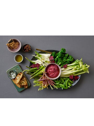 Bitz Schale Gastro in Grau/Hellrosa