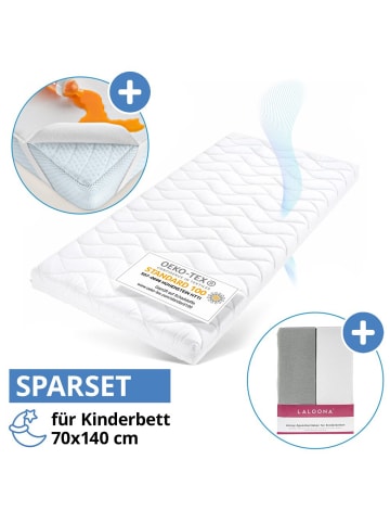 Julius Zöllner 4-tlg. Matratzen-Set für Kinderbett 70x140cm in weiss