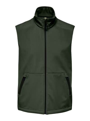 ONLY & SONS Weste in Peat