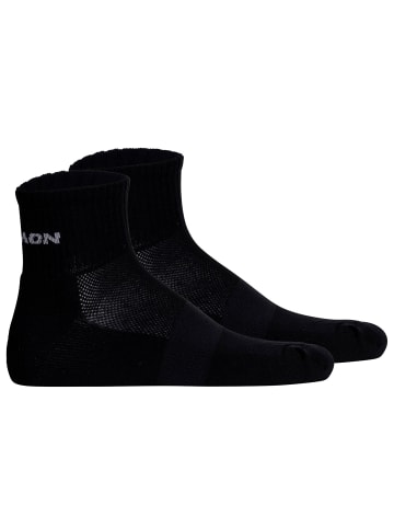 SALOMON Socken 2er Pack in Schwarz