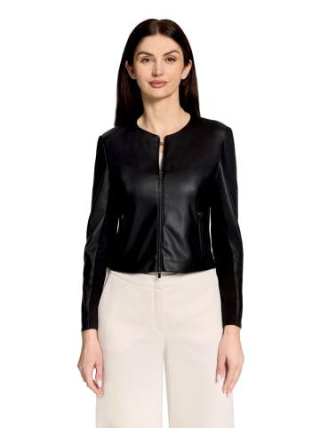 Vera Mont Blazer-Jacke mit Reißverschluss in Schwarz