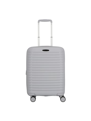 D&N Travel Line 4500 4 Rollen Kabinentrolley S 55 cm mit Dehnfalte grey