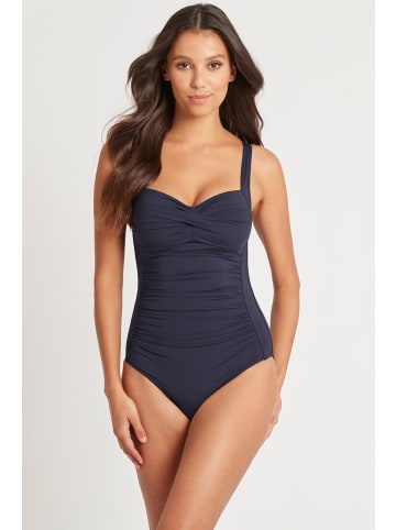 Sea Level Essentials Twist Front Multifit One Piece in NIGHT SKY