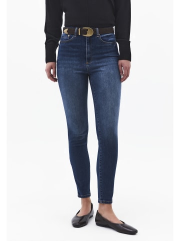 OXXO Röhrenhose MID BLUE DENIM