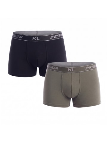 Kisses and Love 2er-Set: Boxershorts in Khaki