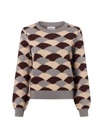 NÜMPH Pullover Nulila in schoko sand - 0002