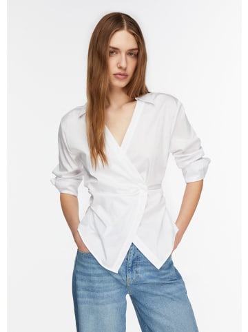 comma Bluse in 0100_weiß