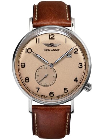 Iron Annie Uhr in Beige