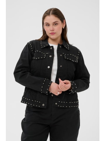 KAFFE curve Jacke KCbrenn Loose fit in Washed Black Twill