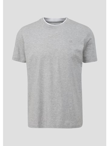 QS T-Shirt in 94L0_grau meliert