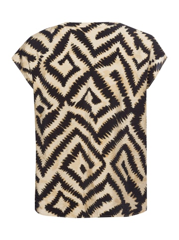 soyaconcept Kurzarmbluse SC-Pixi 1 in beige