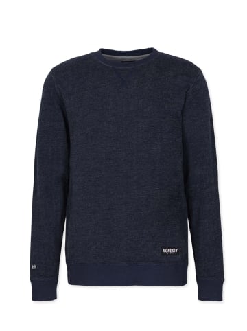 HONESTY RULES Sweat " Denim " in blau