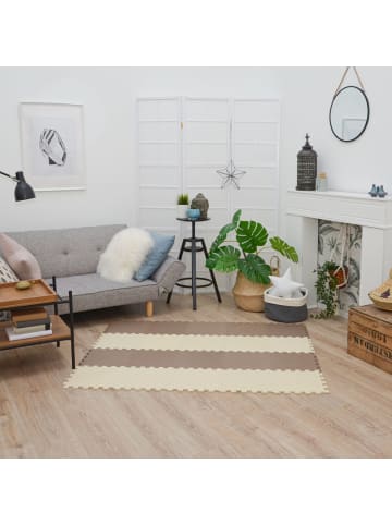 LittleTom Baby Spielmatte Luna 18-tlg. im zwei Farben Mix