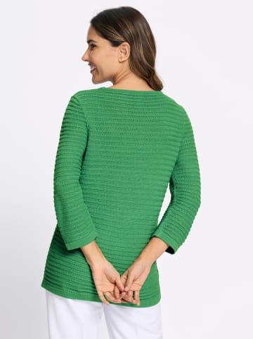 Sieh an! 3/4-Arm-Pullover in apfel