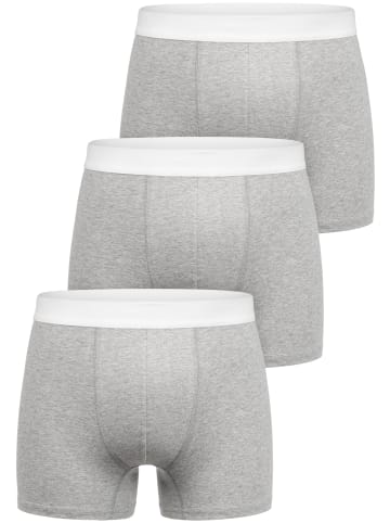 Amaci&Sons 3er Pack Boxershorts BEAU in Grau/Weiß