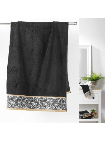 Douceur d’Intérieur Badetuch in schwarz