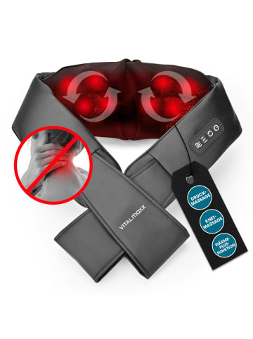 VITALmaxx Shiatsu-Massagegerät Nacken & Schulter 12V schwarz Schwarz