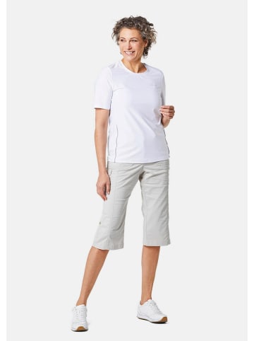 GOLDNER Sport-Shirt mit Reflektoren in weiß