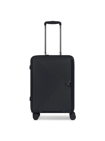 March15 Trading Gotthard Edition 4 Rollen Kabinentrolley 55 cm black metallic