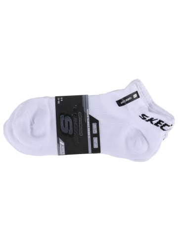 Skechers Skechers 5PPK Mesh Ventilation Socks in Weiß