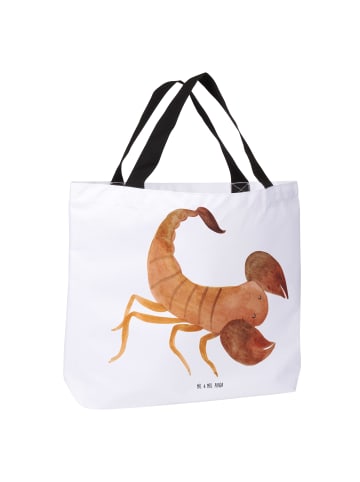 Mr. & Mrs. Panda Schultertasche Sternzeichen Skorpion ohne Spruch in Weiß
