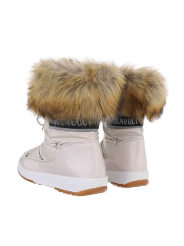 Ital-Design Stiefelette in Beige