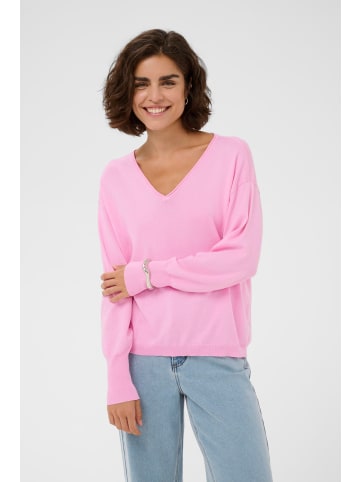 Kaffe Strickpullover KAlizza Loose fit in Pink Frosting