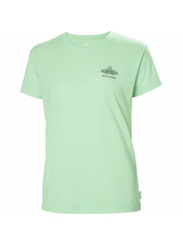 Helly Hansen T-Shirt SKOG Recycled Graphic in Hellgrün