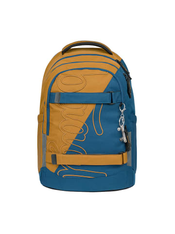BAAGL 5-tlg. Set: Schulrucksack Skate max in Blau Duo