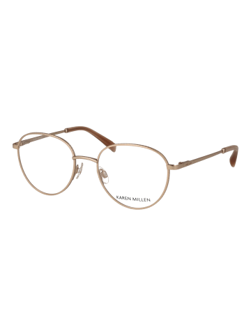 Karen Millen Damen Optische Fassungen Rund Gold