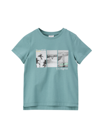 s.Oliver T-Shirt kurzarm in Petrol