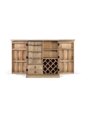 Giner y Colomer Barschrank mit 2 Türen aus Mangoholz. in Brown