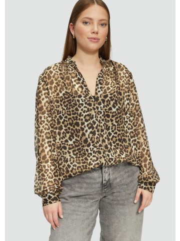 QS Bluse in 99A9_dunkelbraun