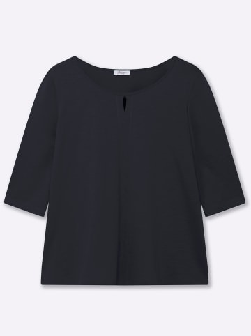 sheego 3/4-Arm-Shirt in tiefblau