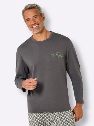 WITT WEIDEN Schlafanzug-Shirt in anthrazit