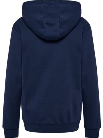 Hummel Sportshirt "Hmlmover Cotton Hoodie Woman" in Blau