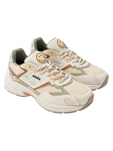 MoEa Turnschuhe in beige/green