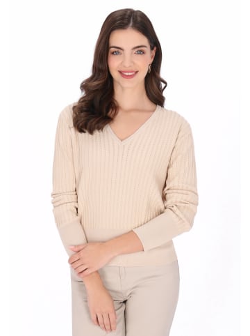 Usha Women Sweater in beige