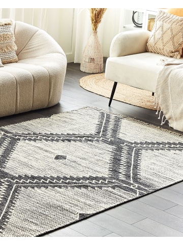 Beliani Kurzflor ARBAA in Schwarz/Weiß - (W) 160 x (H) 1 x (L) 230 cm