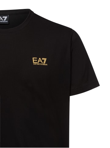 EA7 T-Shirt in schwarz gold